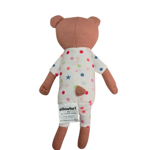 Pillowfort Brown Teddy Bear with Colorful Star Outfit - Picture 2 of 3